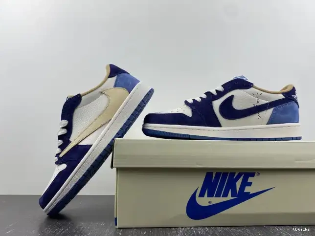 Reps TBK X JORDAN TRAVIS CUSTOM AIR 1 DM7866-808 SCOTT 0520